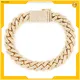 925 Pulseira de cadeia cubana de moissanita de prata - qualidade testada & personalizável 1