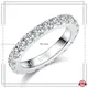 Anelli in argento sterling moissanite con certificato GRA1 1