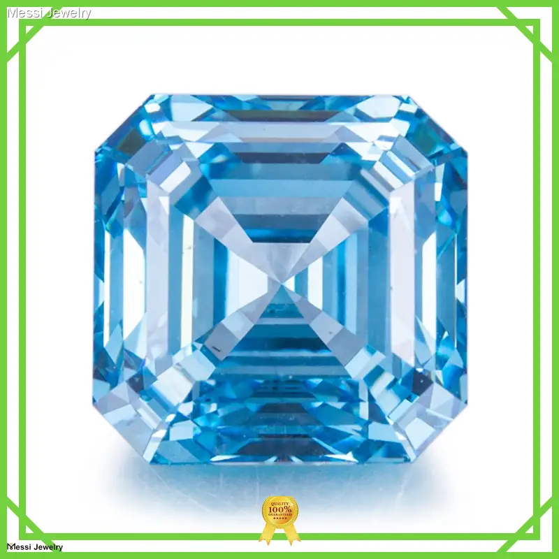 1ct 2ct Asscher VS Blue Lab Grown Diamonds 1