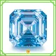 1ct 2ct Asscher VS Blue Lab Grown Diamonds 1