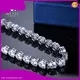 10K 14K 18K Gold Lab Grown Diamond Tennis Bracelet 1