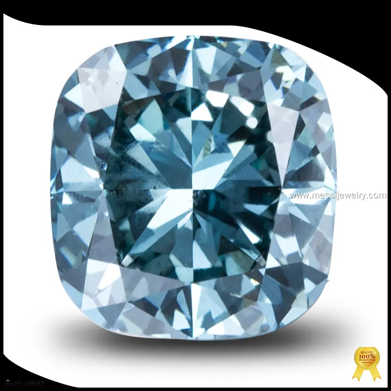 Garantia criativa de qualidade de diamante de almofada alongada e alongada | Jóias Messi 1