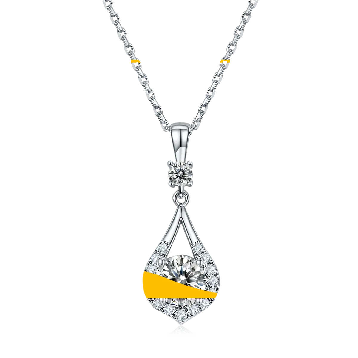 Hot Selling moissanite silver necklace quality assurance | Messi Jewelry 1
