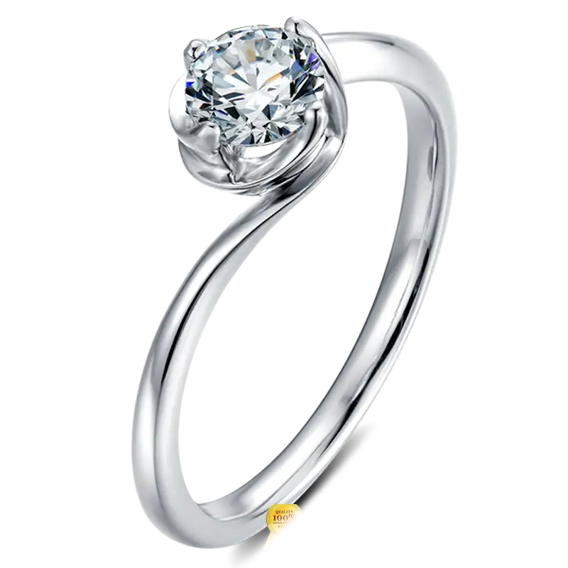 moissanite silver ring at Wholesale Prices | Messi Jewelry 1
