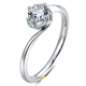moissanite silver ring at Wholesale Prices | Messi Jewelry 1