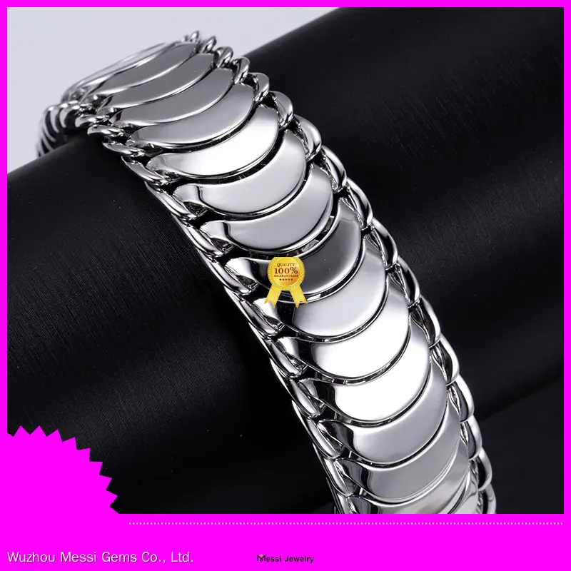 Custom moissanite tennis bracelet sterling silver customized Manufacturer | Messi Jewelry 1