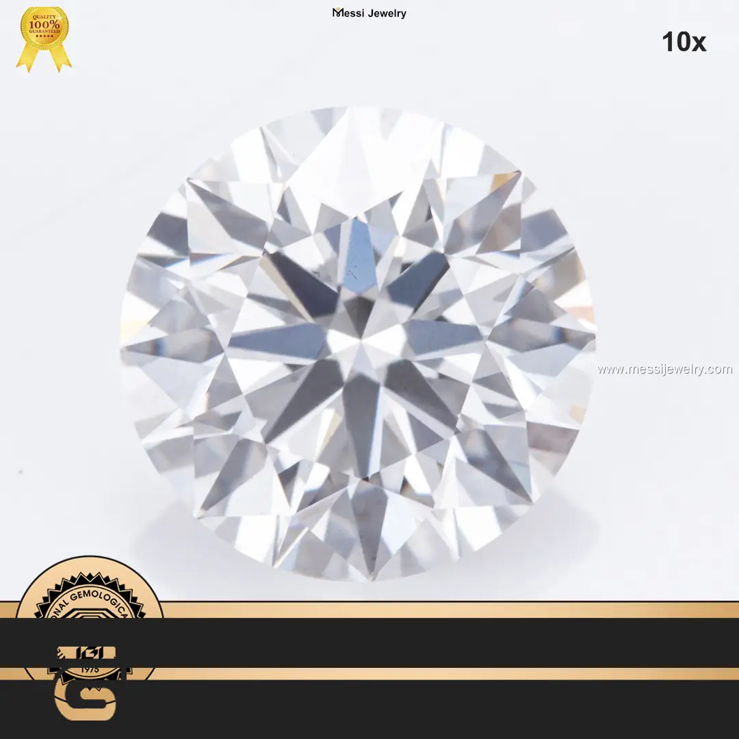 Hot Sale lab made moissanite factory direct supply | Messi Jewelry 1