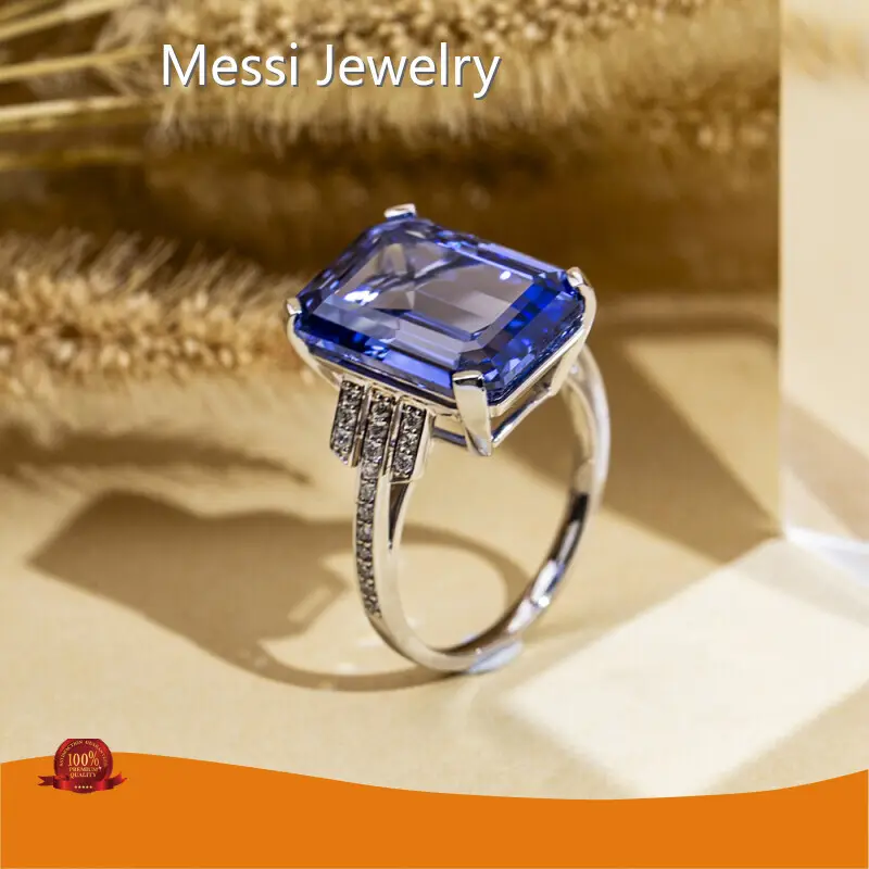 For Collection Appreciation Synthetic Gemstone Manufacturer EMS by Messi Jewelry 1