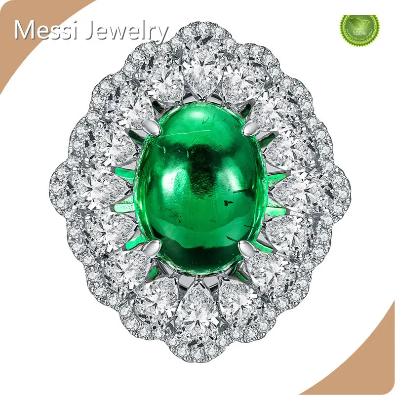 Garnet Ring Jewelry Wholesale - Messi Jewelry 1