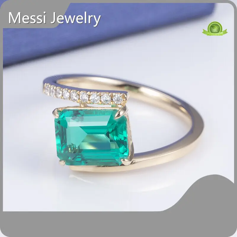 Garnet Ring Gemstone Ring Wholesale - Messi Jewelry 1