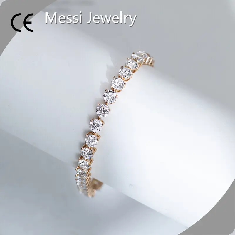 Loose Lab Diamonds EMS Lab Diamond Bracelet Wholesale - Messi Jewelry 1