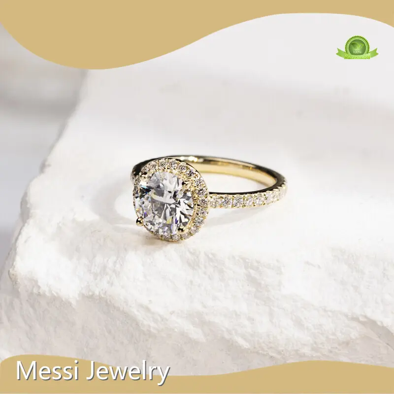Para sa Daily Wear Synthetic Diamond Producers DHL ni Messi Alahas 1