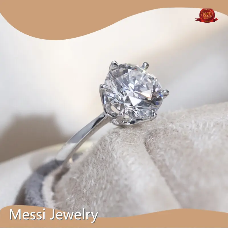 Messi Jewelry Lab Grown Diamond Rings Lab Grown Diamond Lab Grown Diamond Rings with Good Price 1
