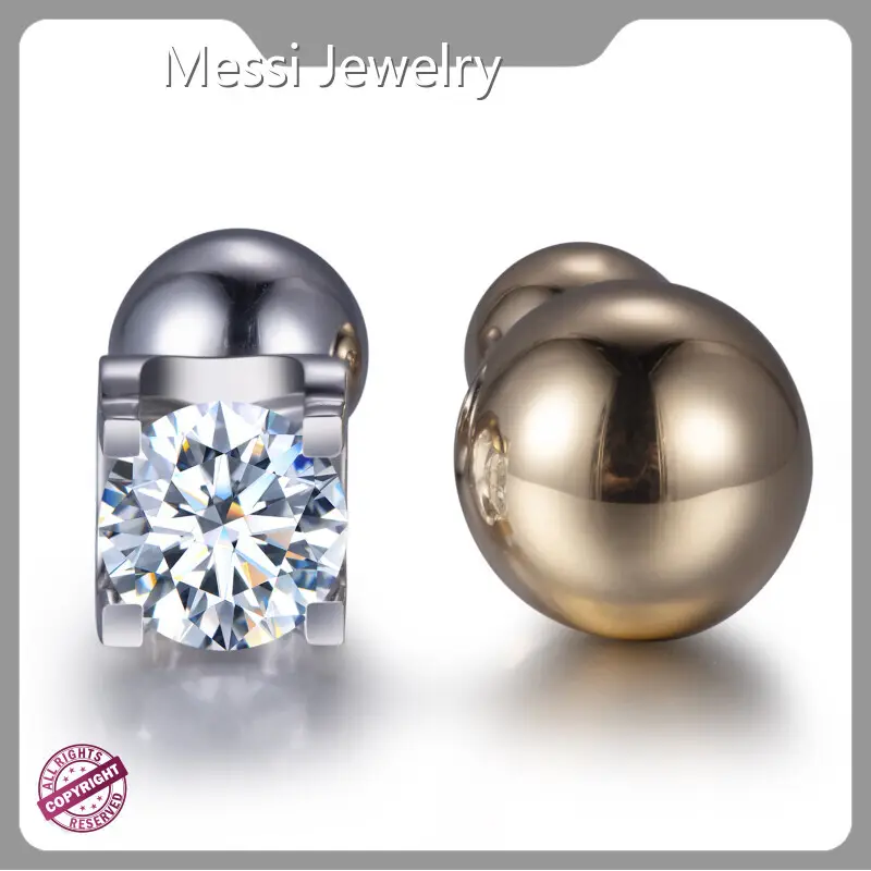 Hot Sale Lab Created Diamond Stud Earrings Company 1