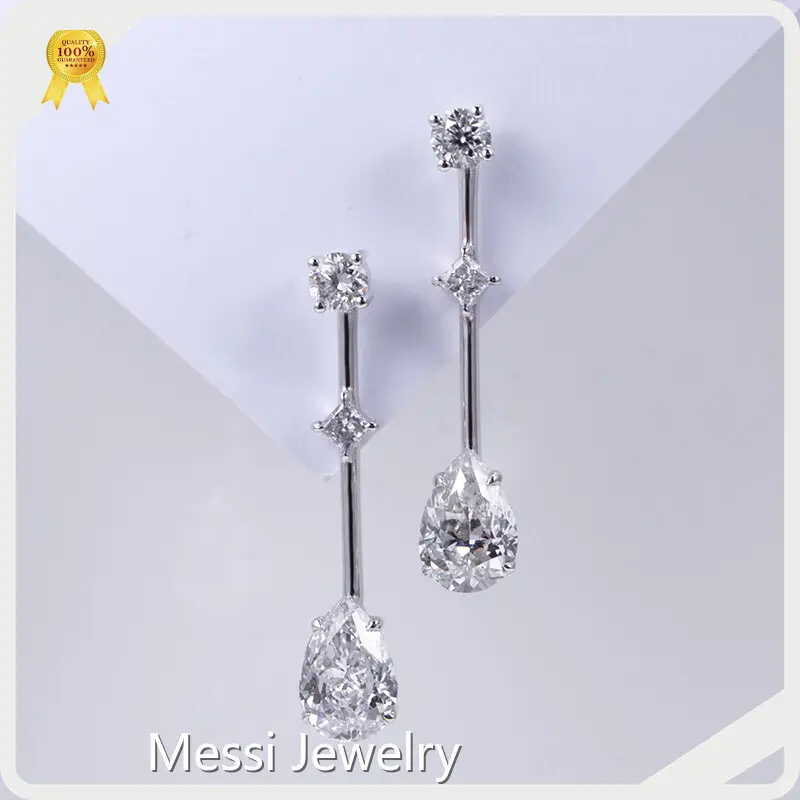 Lab Diamond Stud Earrings Factory Price for Everyday Wear MSE-641 1