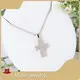 Lab Diamond Cross Necklace