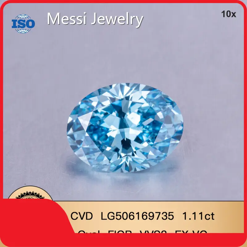 Messi Jewelry 2.5 Carat Oval Diamond Ring Lab Created T/T ; PayPal ; Western Union ; Made in China 1