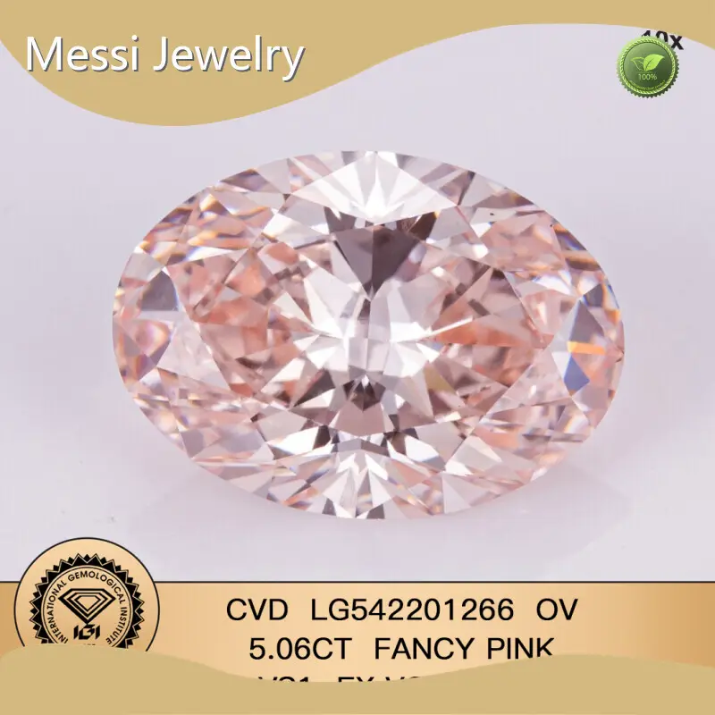 Messi Jewelry Synthetic Pink Diamond Synthetic Pink Diamond From China 1