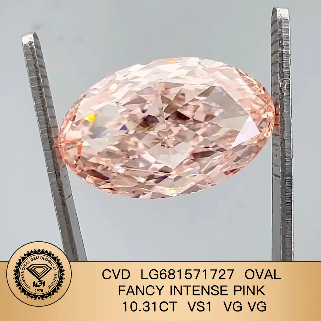 最高のピンクラボグロウンダイヤモンドメーカー | Messi Jewelry