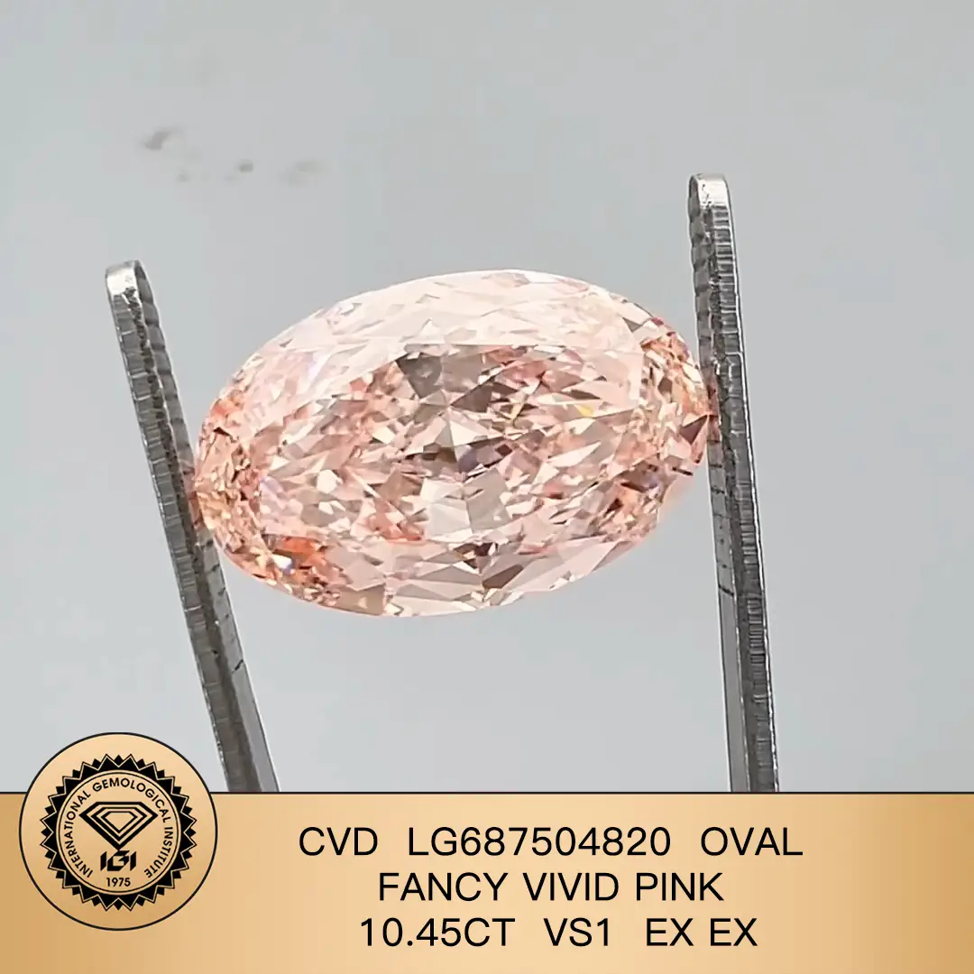 最高のピンクラボグロウンダイヤモンドメーカー | Messi Jewelry