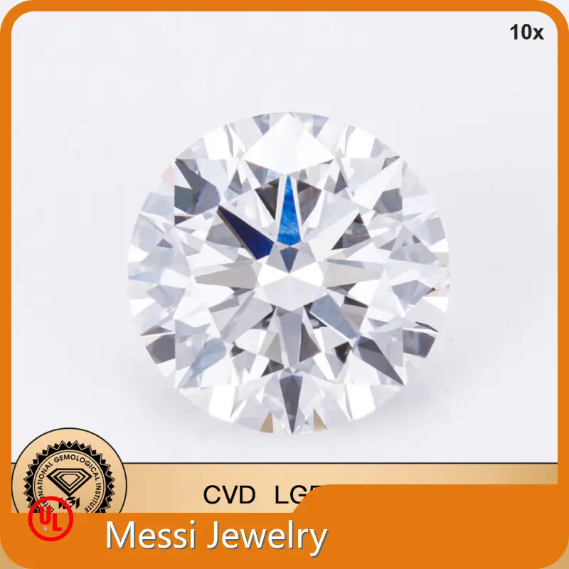 Lab Diamond Round Lab Diamond Wholesale - Messi Jewelry 1