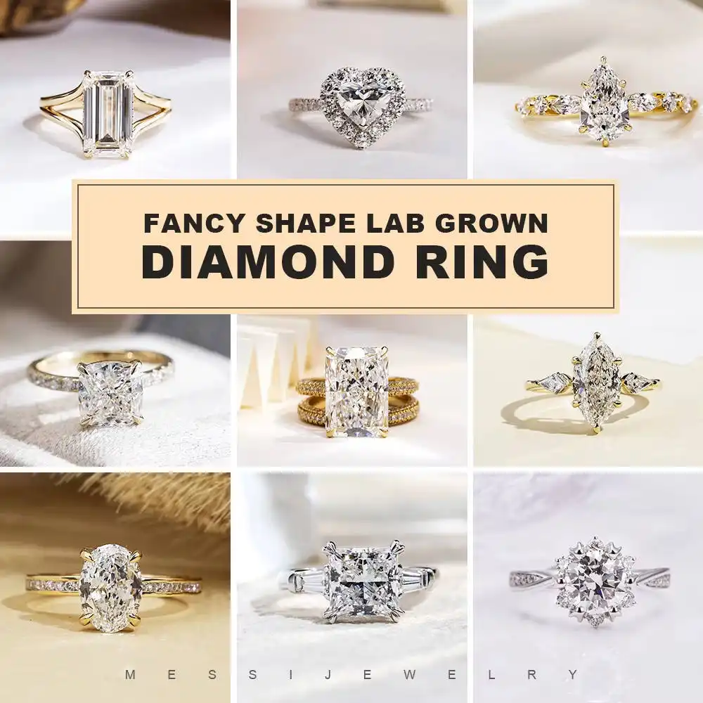 BASE ON INVOICE-50% balance 5.0CT Pear shape lab diamond ring 1