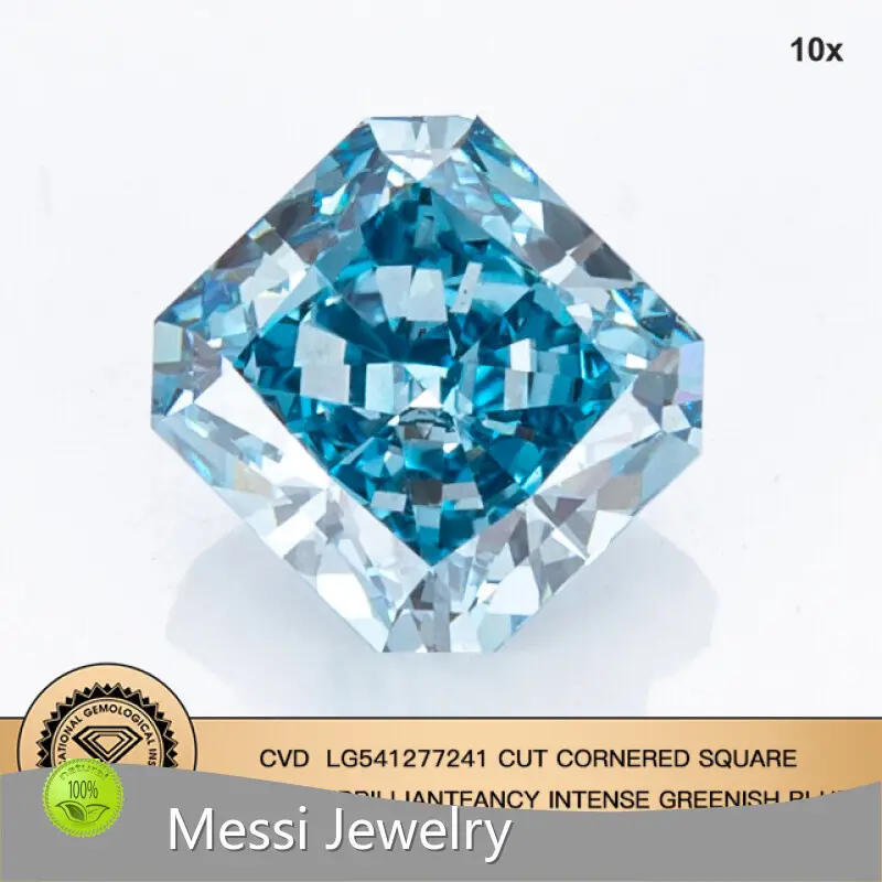 For Bracelet Princess Cut Lab Diamond Engagement Ring by Messi Jewelry 1