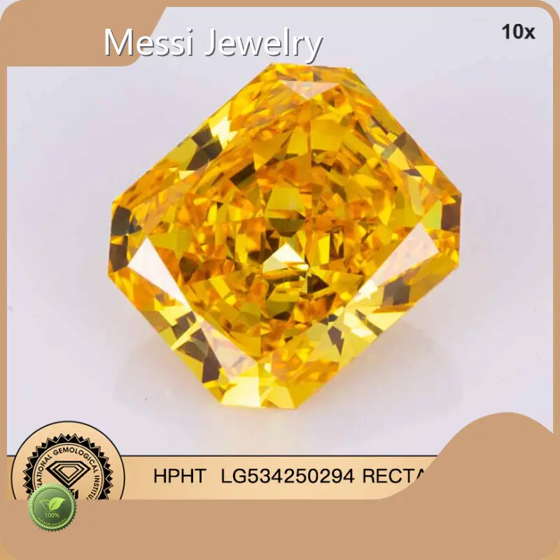 For Jewelry Man Made Yellow Diamonds by Messi Jewelry 1