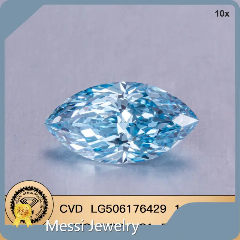 Blue Lab Diamond Lab Grown Diamond Manufacturers for Ring Suppliers 1