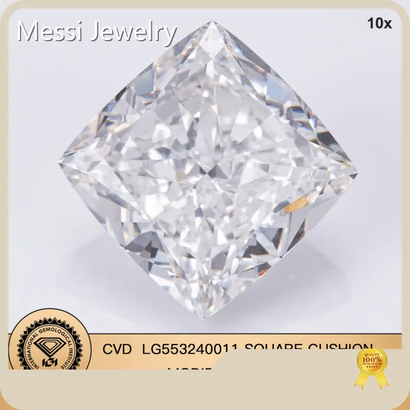 메시 주얼리 2캐럿 쿠션 컷 랩 다이아몬드 시리즈 1