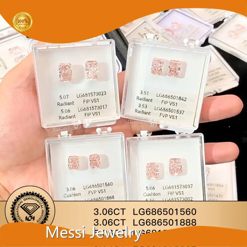 메시 주얼리 팬시 컬러 랩 그로운 다이아몬드 팬시 컬러 랩 그로운 다이아몬드 고안전성 1