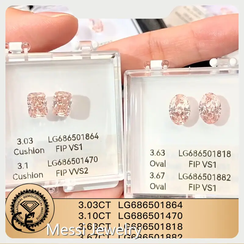 Lab Grown Diamond Lab Grown Pink Diamond for Ring Factory 1