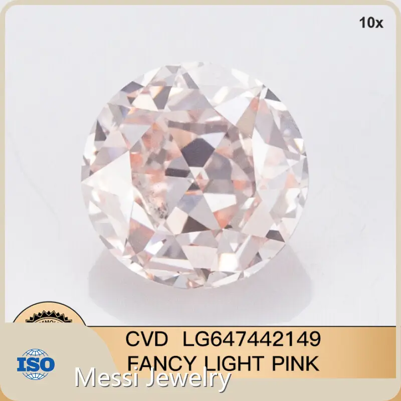 Lab Grown Pink Diamond - for Necklace - Messi Jewelry 1