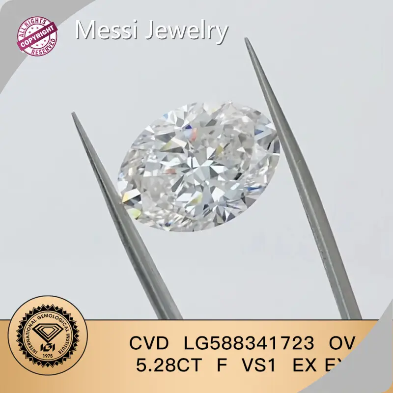 Praise 2 Carat Oval Lab Diamond for Bracelet 1