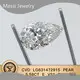 Newly 2 Carat Pear Shaped Diamond Lab Grown Company 1