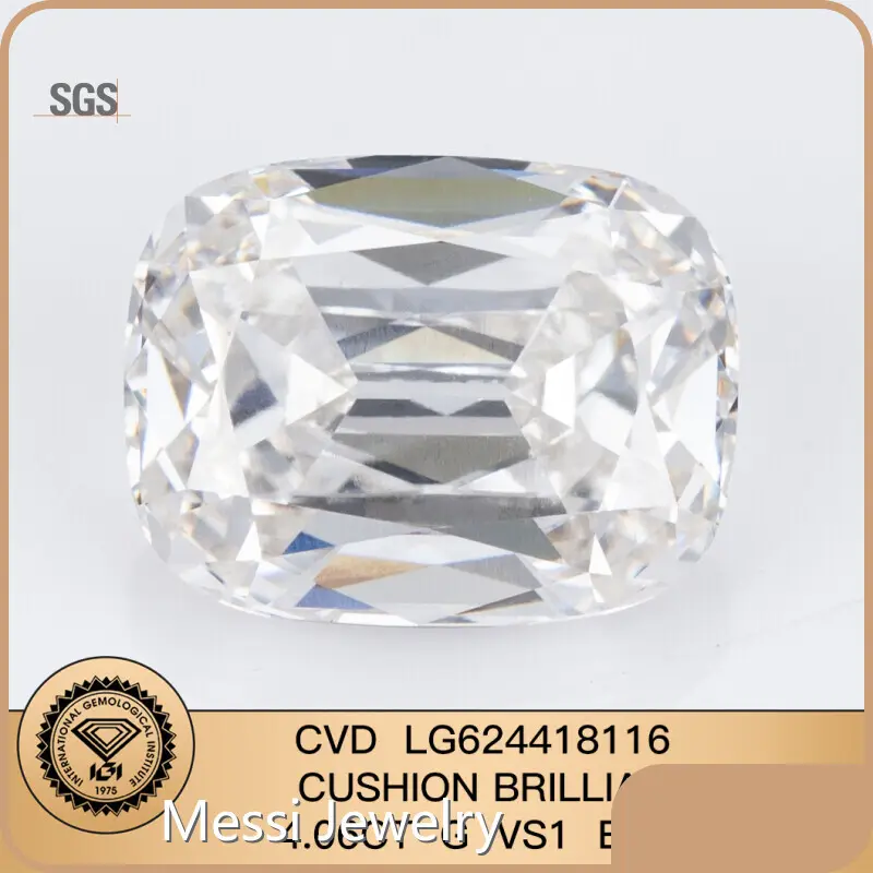 2ct Oval Lab Grown Diamond with Custom Services for Bracelet 1
