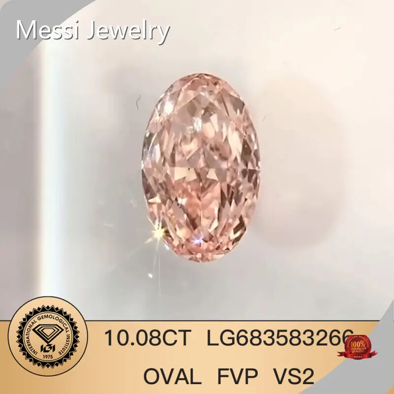 Pink Lab Diamond Vvs2 Lab Grown Diamond for Ring Factory Direct Supply 1