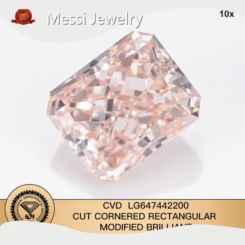 Diamante de 4 quilates cultivado en laboratorio por Messi Jewelry 1