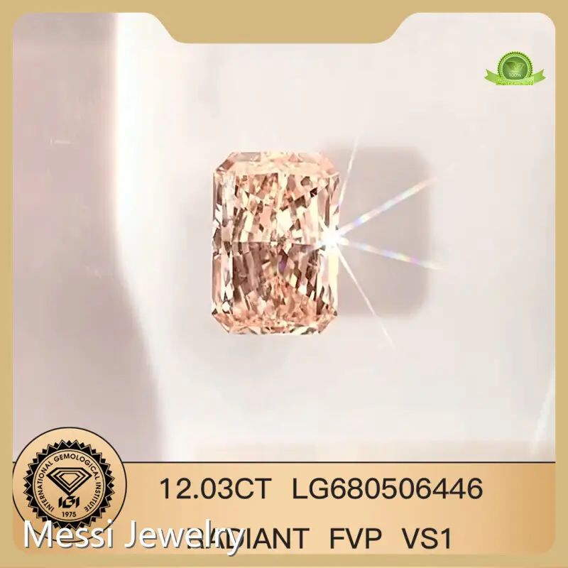 Laboratorio de diamantes rosas de alta seguridad para la colección de joyas 1