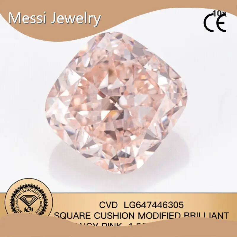 Diamante de laboratorio de corte radiante de moda de China para joyería 1