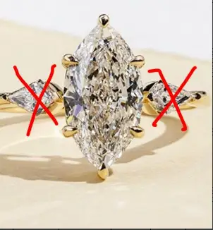 Customize Jewelry 14k yellow gold marquise ring 1