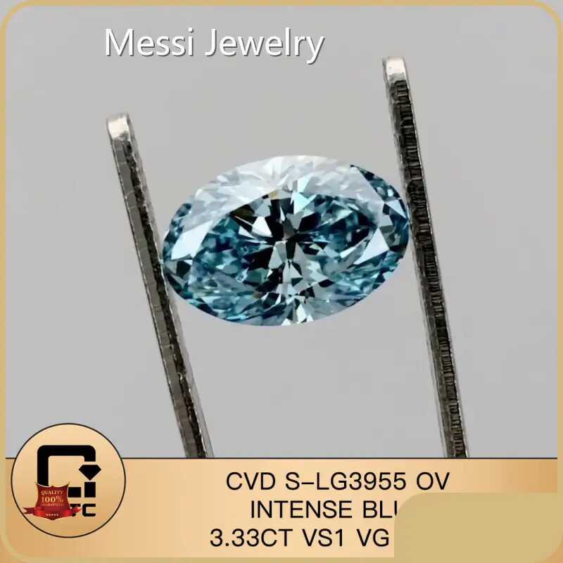 Factory Direct Blue Lab Diamond for Jewelry 1