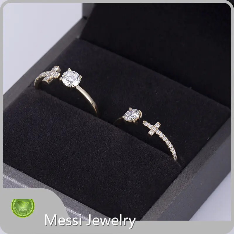 Cincin Pertunangan Berlian Buatan Makmal Barang Kemas Messi dengan Harga Berpatutan 1