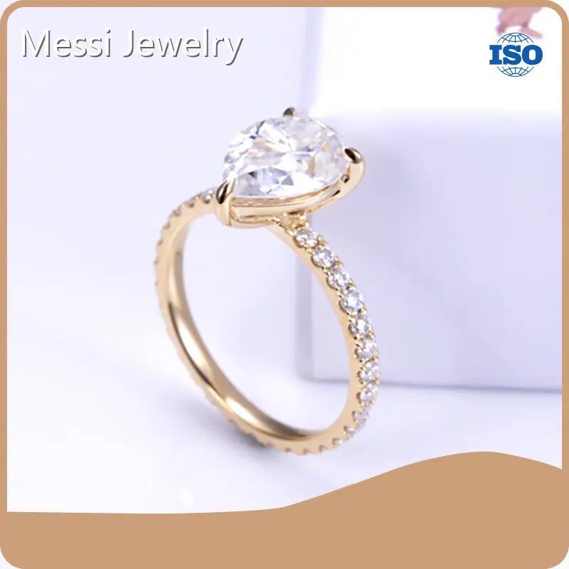 Kenyataan Fesyen Pengilang Cincin Berlian Potongan Makmal 1