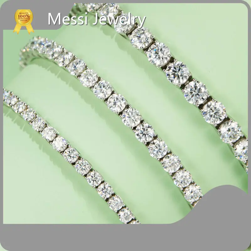 Gelang Tenis 10 Karat Barang Kemas untuk Pakaian Harian Bekalan Kilang Langsung 1