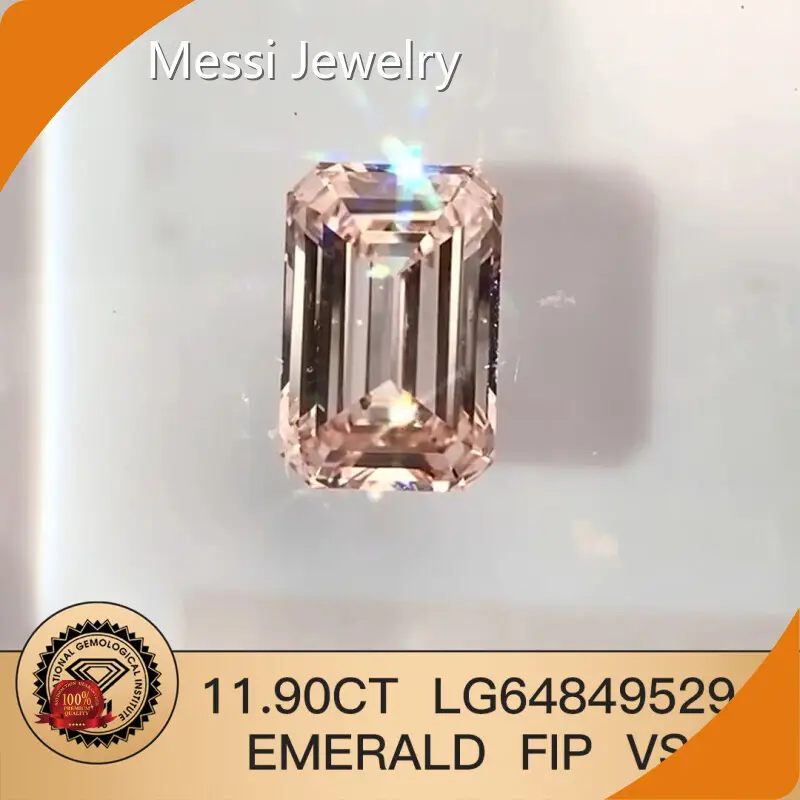 Berlian Merah Jambu Tumbuhan Makmal Mewah untuk Barang Kemas 1