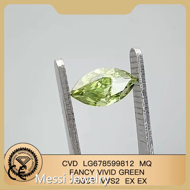 Green CVD Lab Diamond vs2