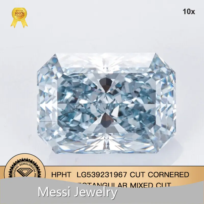 Diamante azul sintético popular para joias 1