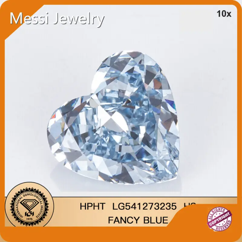 Preço dos Diamantes Azuis Sintéticos Retro para Joias 1
