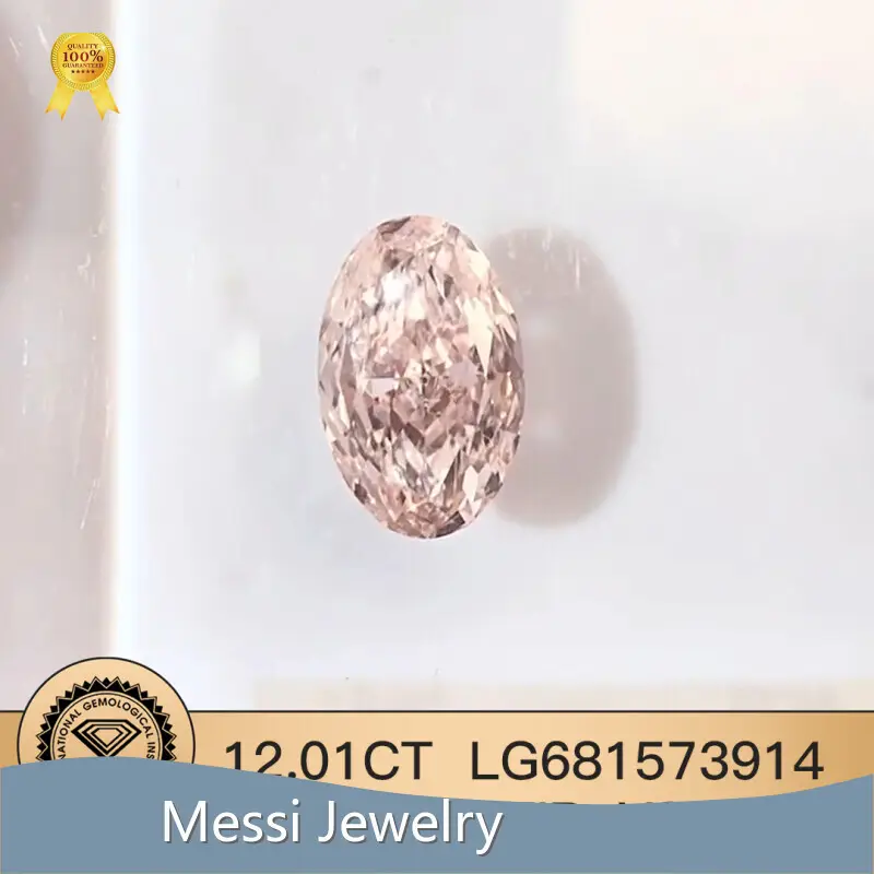 Diamantes cultivados em laboratório, diamantes rosa criados em laboratório à venda para pulseiras. Venda direta. 1